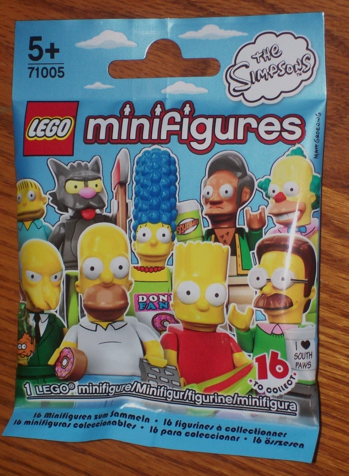 LEGO MINIFIGURES SIMPSON SERIES 1 (71005) ~ SEALED PACK - 2014 ~ CHOOSE YOUR OWN - Image 2 of 4