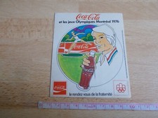 Selbstklebend Coca-Cola Und Les Jeux Olympiade Montreal 1976