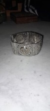 Bracciale antico argento donna, realizzato in Turchia agli inizi del '900. Unico