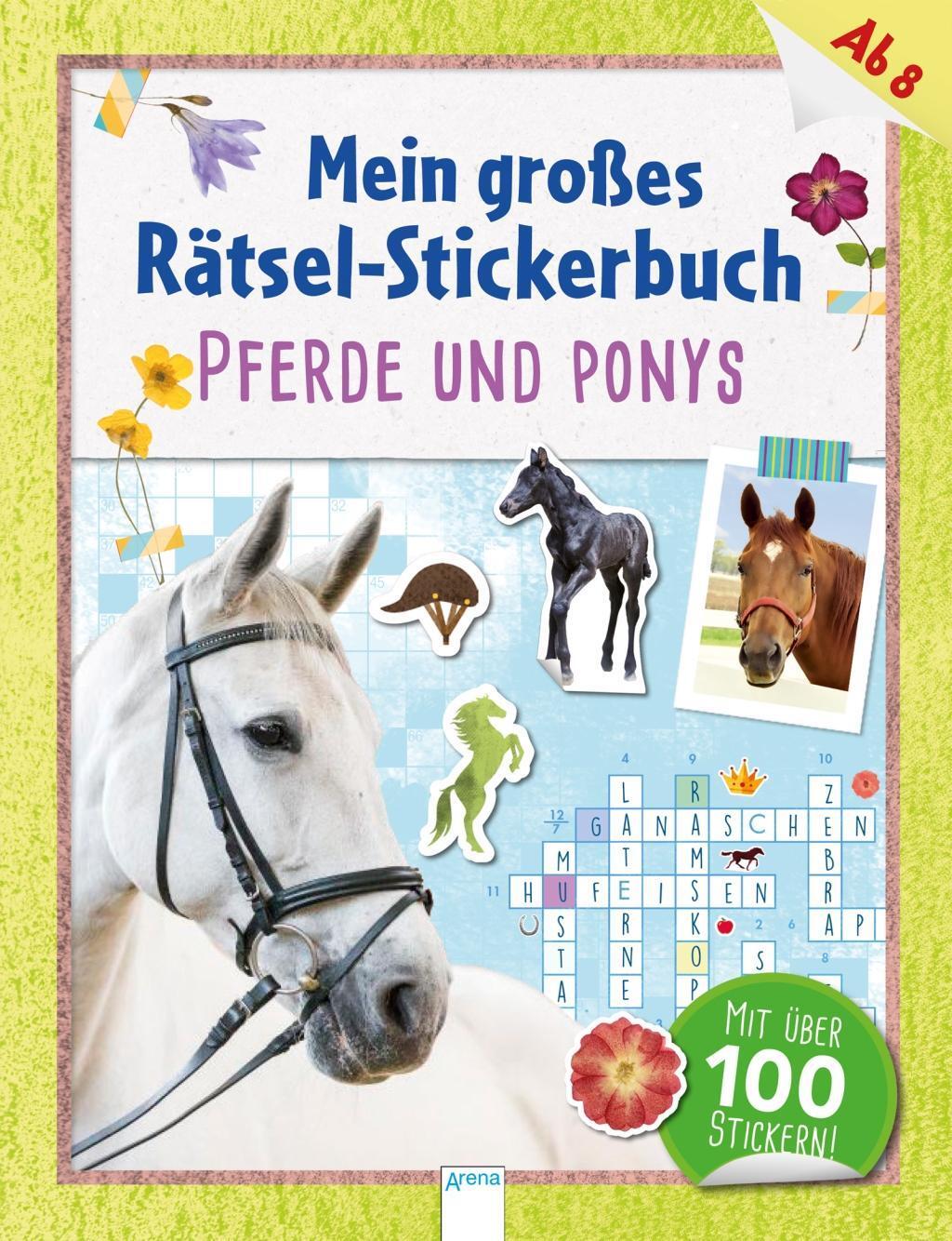 Mein Großes Rätsel-stickerbuch. Pferde Und Ponys, Deike Press
