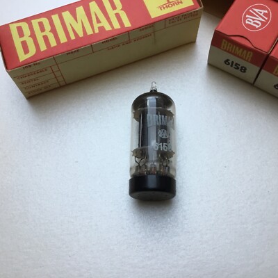 1 x 6158 Brimar mit schwarzen langen Platten , O Getter, NOS