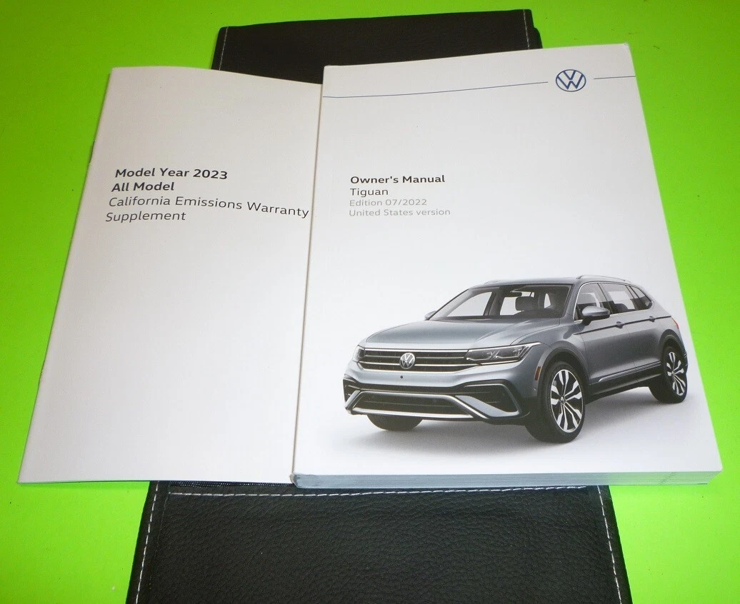2023 VW TIGUAN OWNERS MANUAL SET GUIDE 23 VOLKSWAGEN S SE SEL R-LINE +CASE  | eBay