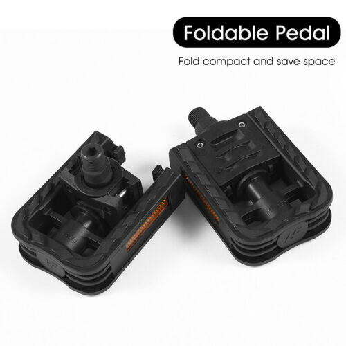 WEST BIKING Foldable Bicycle Pedals Mountain Bike Nylon Folding Pedals a Pair - Picture 5 of 12