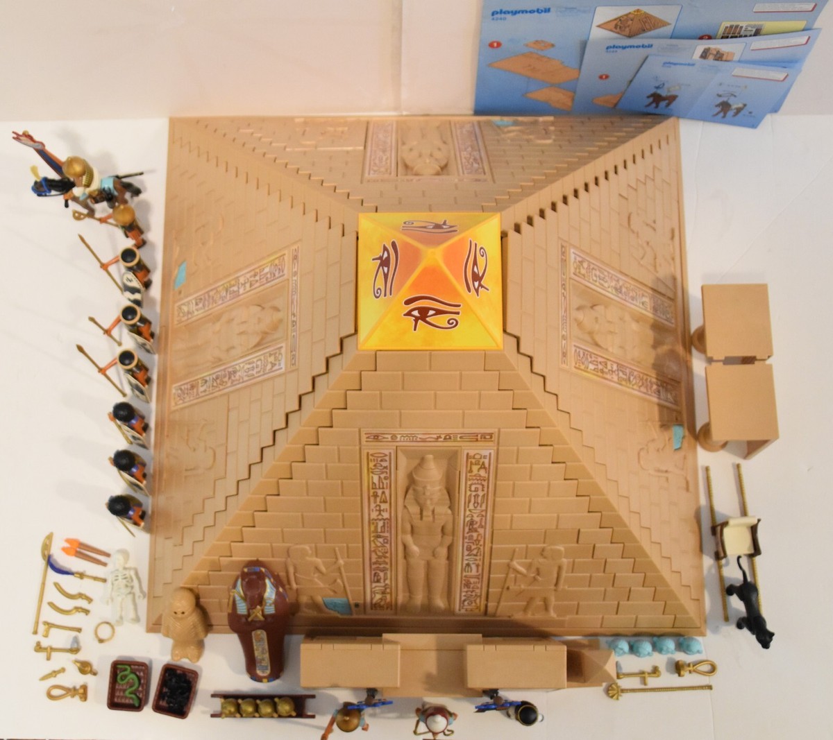 Playmobil 4240 4243 4245 Egyptian Pyramid Pharao's Temple