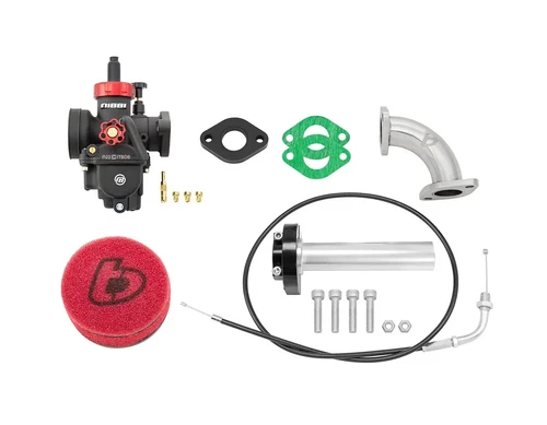 Yamaha TTR110 TTR110E 19mm Performance Carburetor Kit with Black Billet Throttle