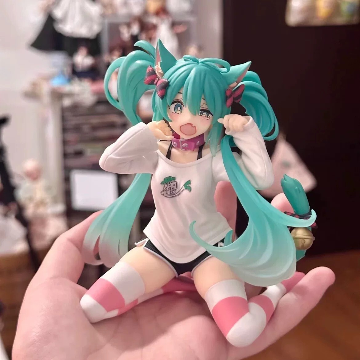 Hatsune Miku Anime Cat-Ear Pajama Miku Instant Noodle Stopper