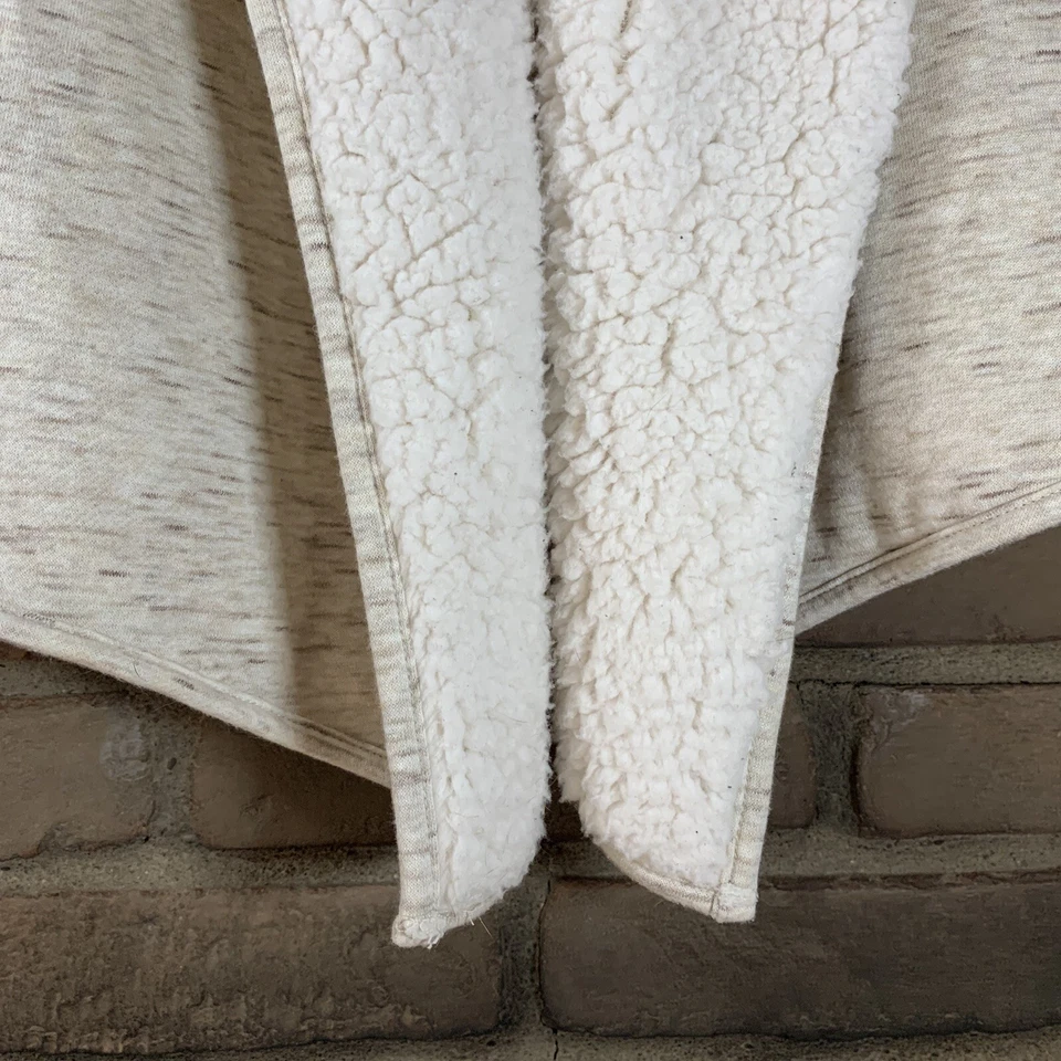 St. John’s Bay - Suéter Abrigo de Piel Sintética para Mujer - Marrón y Crema Talla XL Foto 2 de 4