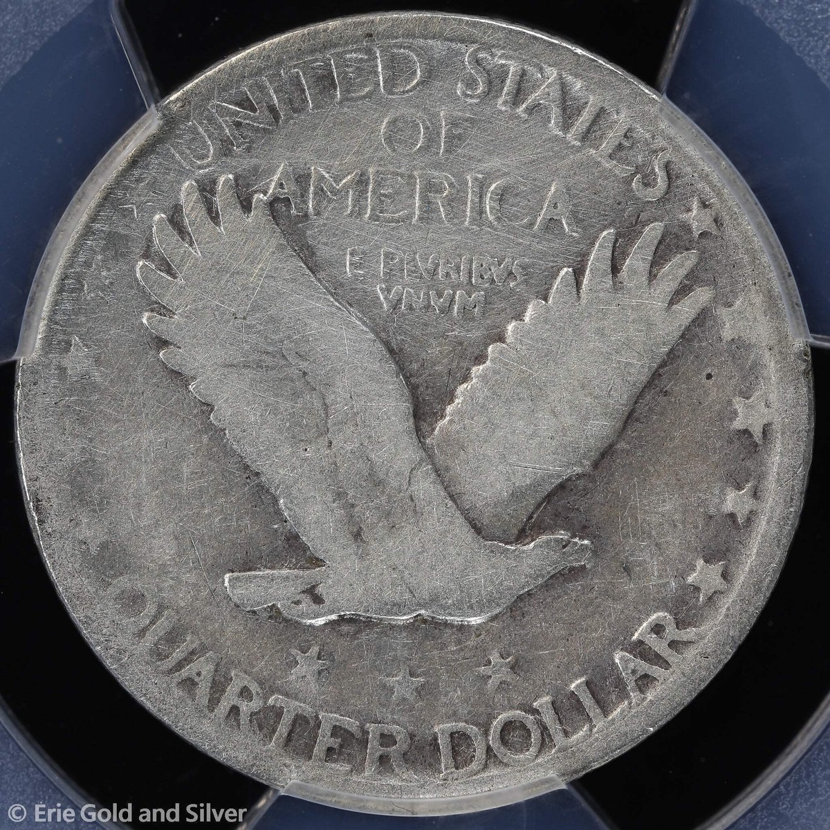 1921 25C Standing Liberty Quarter PCGS Genuine G Detail | eBay