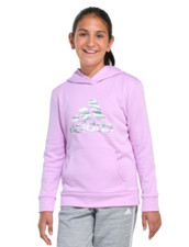 adidas Youth Tech Fleece Hoodie - Pink - L