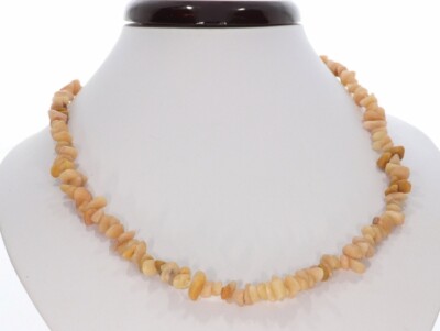  Aventurin lachs matt Splitter Schmuck Edelstein Halskette Halsband 90cm SP1027