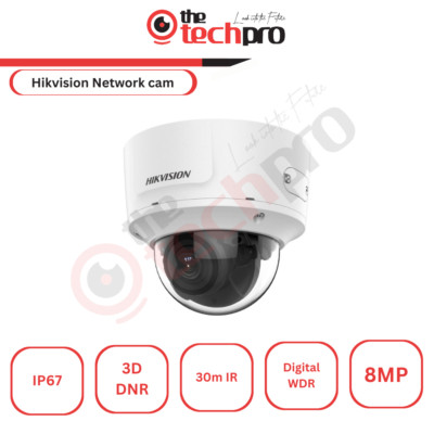 8 MP HIKVISION DS-2CD2785G0-IZS IP POE 4K CCTV MOTORISIERTE DARK FIGHTER KAMERA UK