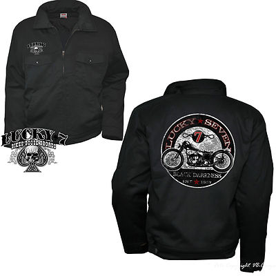 Biker Jacke Worker Workwear Custom Biker Motorrad Vintage Motorcycle *4051