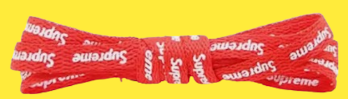 Cordones "Supreme" para Nike, Jordan, AF1 - rojo, blanco, negro, marrón - 120cm - Imagen 26 de 39