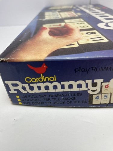 Vintage Rummy-O Tile Game By Cardinal Tile Set 99.9% Complete - Picture 9 of 10