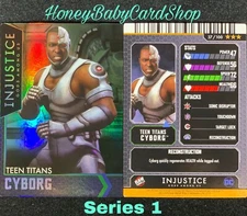 Injustice Arcade Series 1 Out of Print Card 37 Teen Titans Cyborg Holofoil