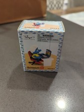 NEW, Never opened, Schleich Smurf at Computer desk