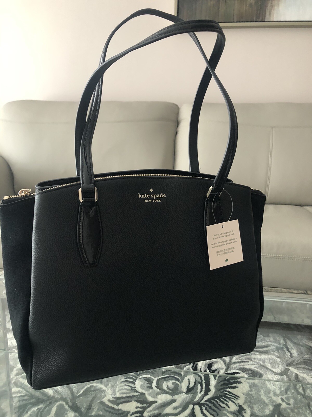 kate spade suede tote