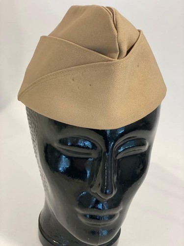 US Navy Officer 1987 Vtg Khaki Garrison 