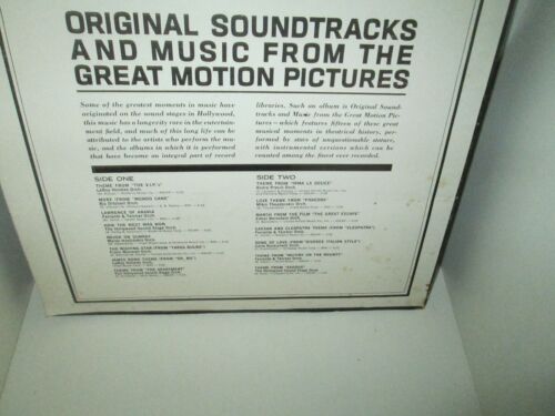 1960s MOTION PICTURE SOUNDTRACKS rare LP Album MONDO CANE Exodus GREAT ESCAPE - Picture 2 of 2