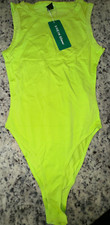 Womens New NWT XS Extra Small / Size 2 Bright Green Leotard  One Piece