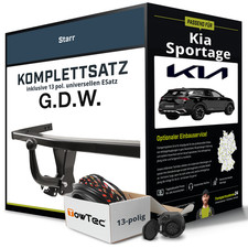 Für KIA Sportage V Typ NQ5 Anhängerkupplung starr +eSatz 13pol uni 21- NEU