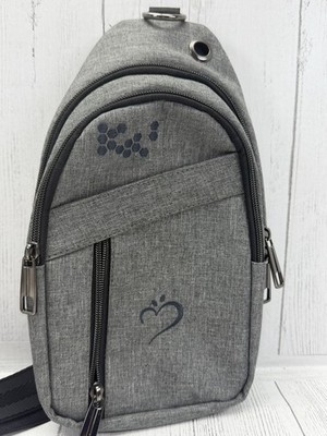 Waterfly Grey Crossbody Sling Backpack Travel Hiking Daypack Lightweight