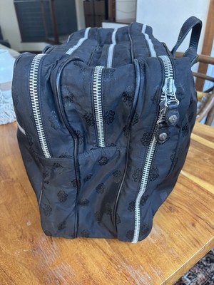 Authentic Chrome Hearts Travel Bag. Black With Leather Handles And