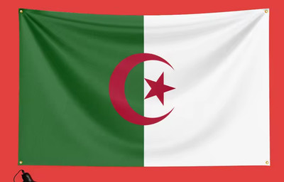 NEW! Algeria Flag 3x5Ft Algeria Tapestry Algeria Banner Algeria World Cup Soccer