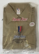 New Flying Cross Uniform Form Fitting Brown Short Sleeve Service Shirt S NIP