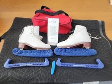 SP-Teri Rozmiar 7.5 Damskie łyżwy z profesjonalnymi ostrzami MK Made In England