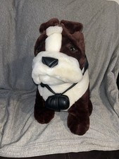 Vintage Shalom Toy Company 14 Brown Bulldog Plush
