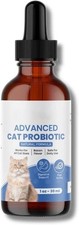 Advanced Cat Probiotic Drops – Digestive Support for Cats with Diarrhea..