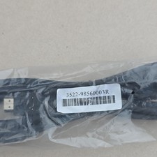 Black USB Round Cable USB to USB 1:1 Connecti...