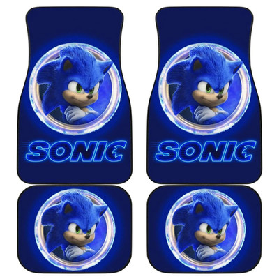 Sonic Car Floor Mats Sonic The Hedgehog Cartoon Theme Car Floor Mat