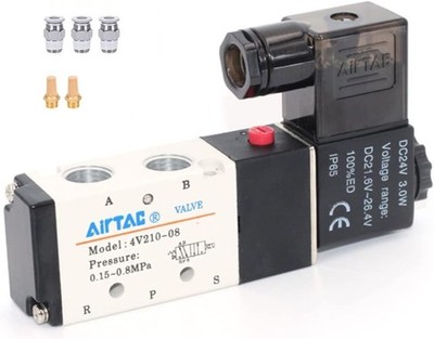 AirTac 4V210-08 Pneumatic Solenoid Valve 1/4'' PT Port AC 220V