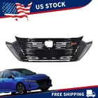 Plastic Black Front Bumper Upper Grille For 2024-25 Nissan Sentra SR 62310-6LY2A