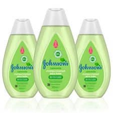 Johnsons Chamomile Baby Shampoo, Gentle Tear-Free Formula, 10.14 fl oz (3-Pack)