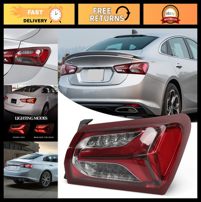 Rear LED Tail Light Assembly for Chevy Malibu 2019-2022, Right Passenger Side