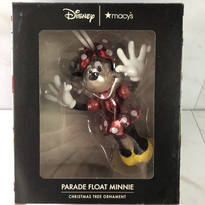 Hallmark Disney Macys Thanksgiving Day Parade Float Minnie Mouse Glass Ornament