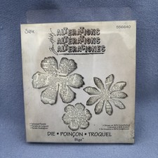 NIB Tim Holtz Alterations by Sizzix - BigZ Die Tattered Florals 556640