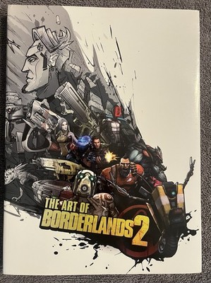 The Art of Borderlands 2 Softcover Art Book   Very Good Condition   Minor Wear