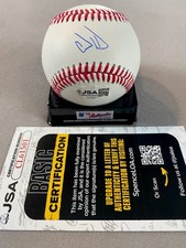 SAN FRANCISCO GIANTS- CARSON WHISENHUNT AUTOGRAPH ROLB BASEBALL JSA CL61501