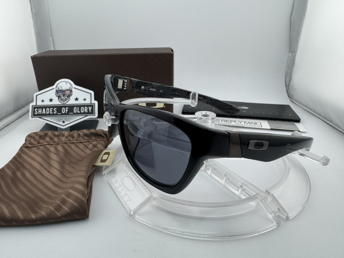 OAKLEY JUPITER LX BLACK PATTERN W/ GREY SUNGLASSES 03-283