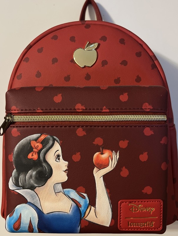 Disney Loungefly Snow White Red Apple Mini Backpack New With Tags