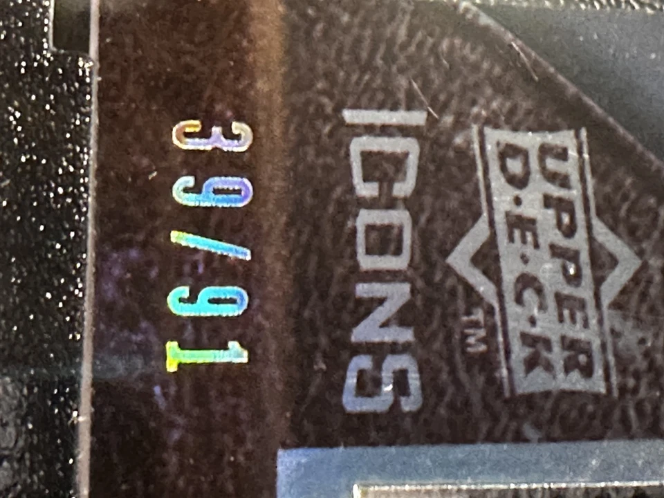 2008 Upper Deck Icons Immortal Lettermen Barry Sanders #d /91 Jersey # "Zero" - Image 3 of 3