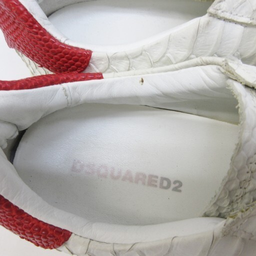 DSQUARED2 Sneakers Python Leather Low Cut Logo Pl… - image 7