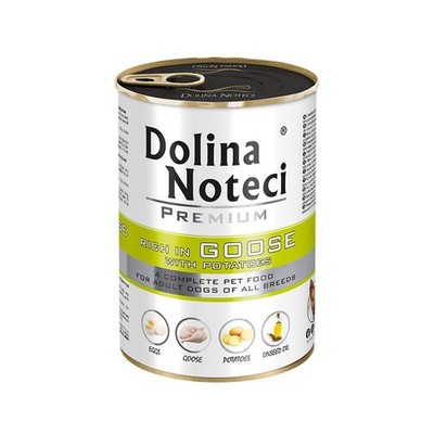 Dolina Noteci Premium Nassfutter für Hunde mit Kartoffeln (goose potato) 400g