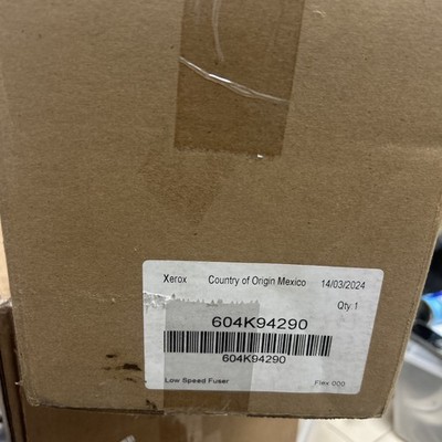 Genuine Xerox 604K94290 604K62200 Fuser Unit WorkCentre 7525 7530 7830 7535
