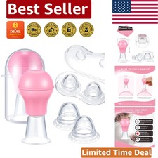 Silicone Nipple Puller Set   4 Pieces for Breastfeeding and Confidence Boost