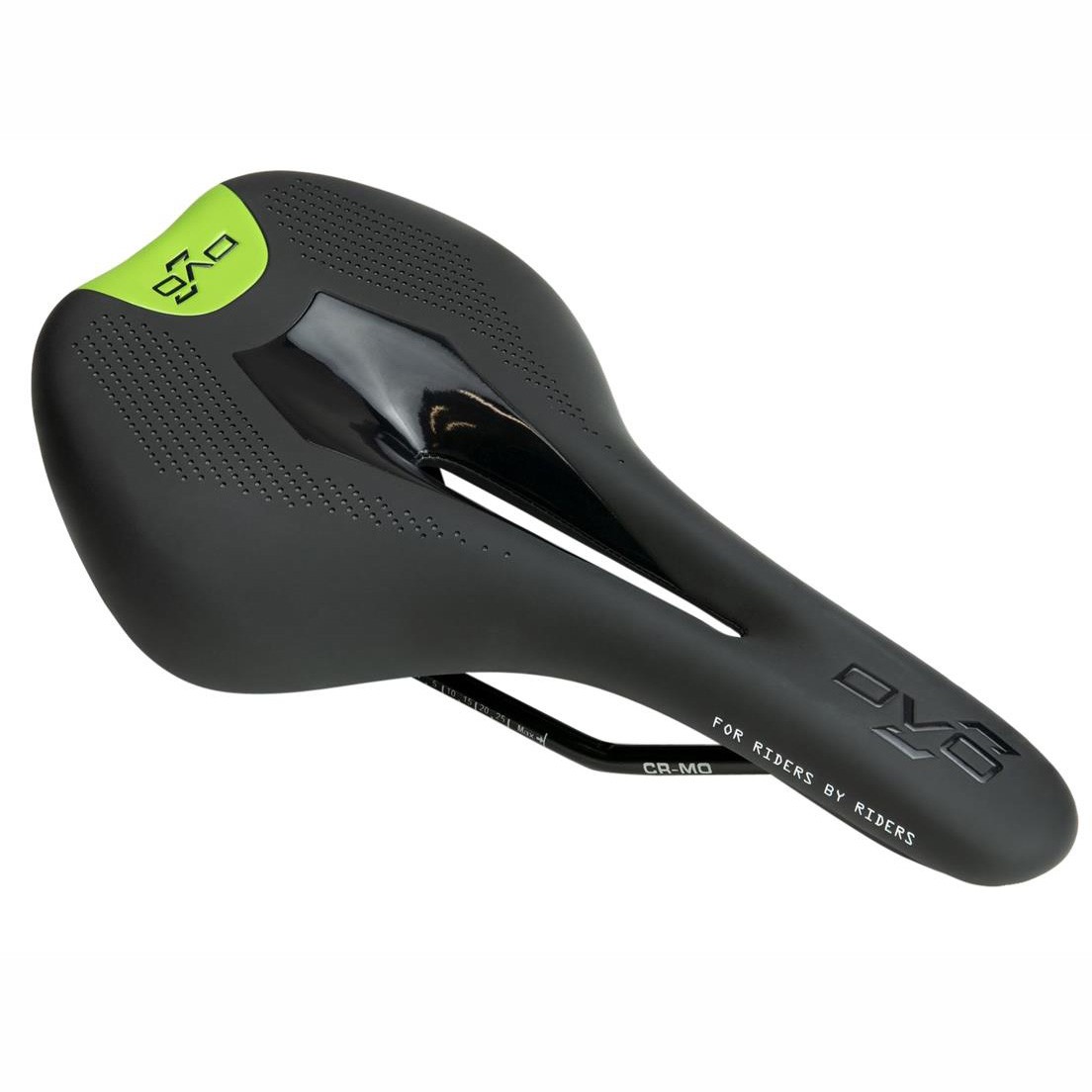 DVO Blazing Saddle 143mm Blackout - Ergonomic Support, CrMo Rails, Comfortable